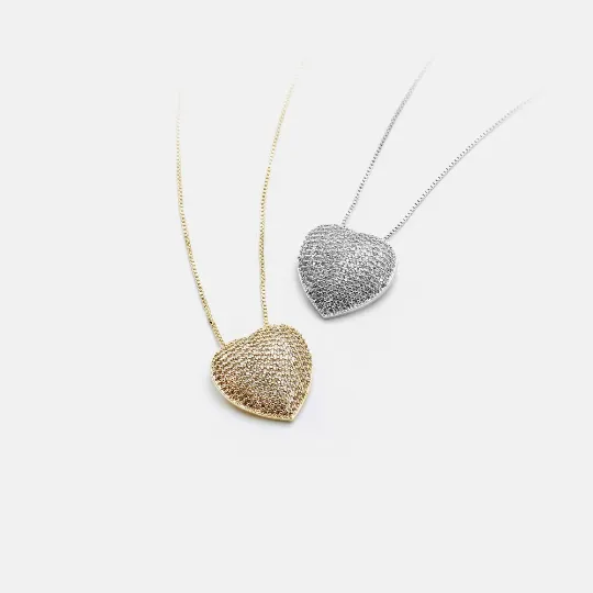 18K Gold-Filled Zirconia Necklace Set