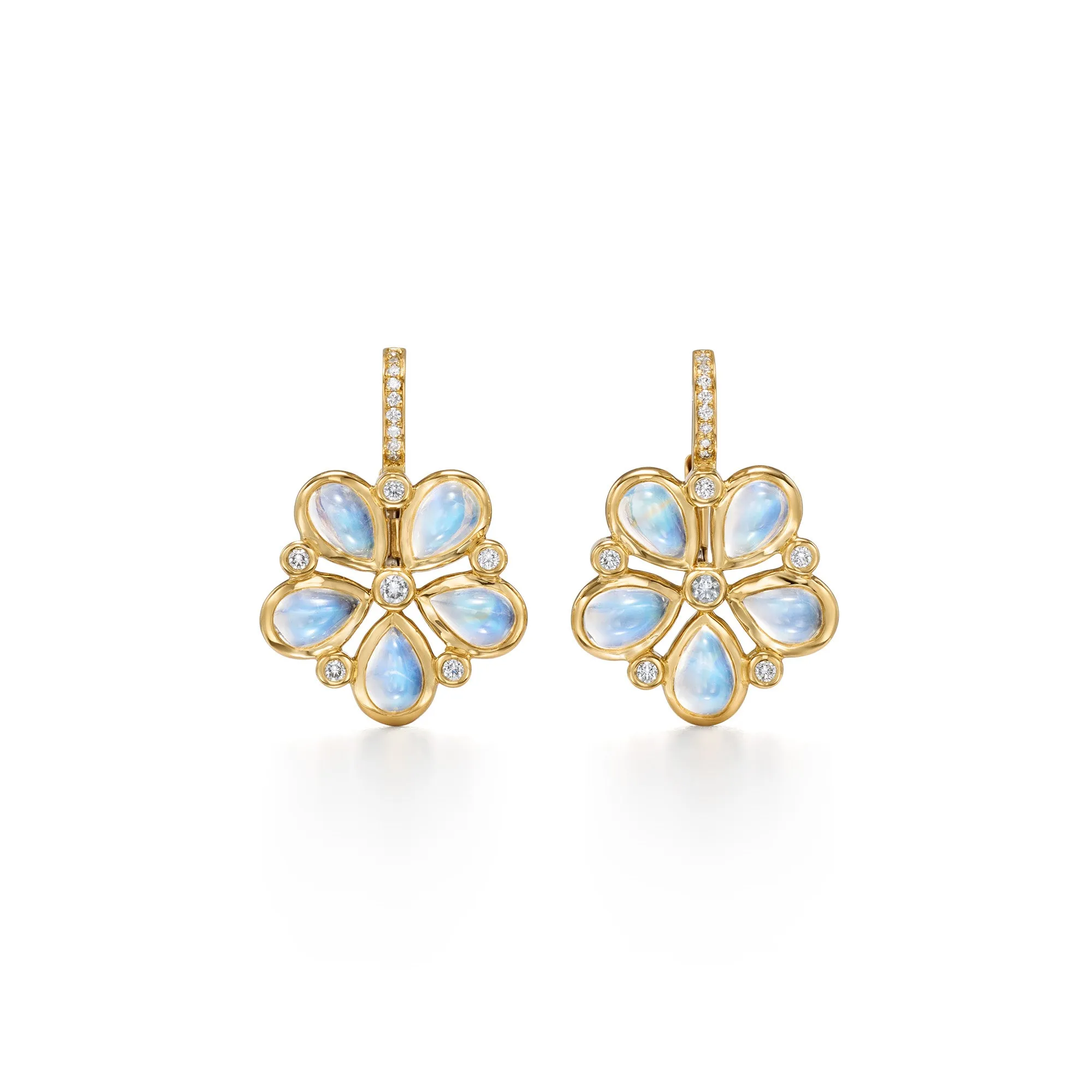 18K Luna Flower Earrings