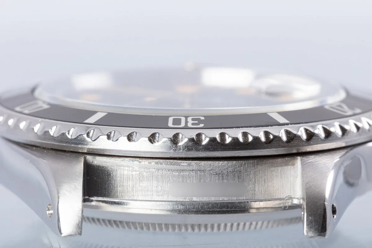 1982 Rolex Submariner 16800 Matte Dial with Box & Service Papers
