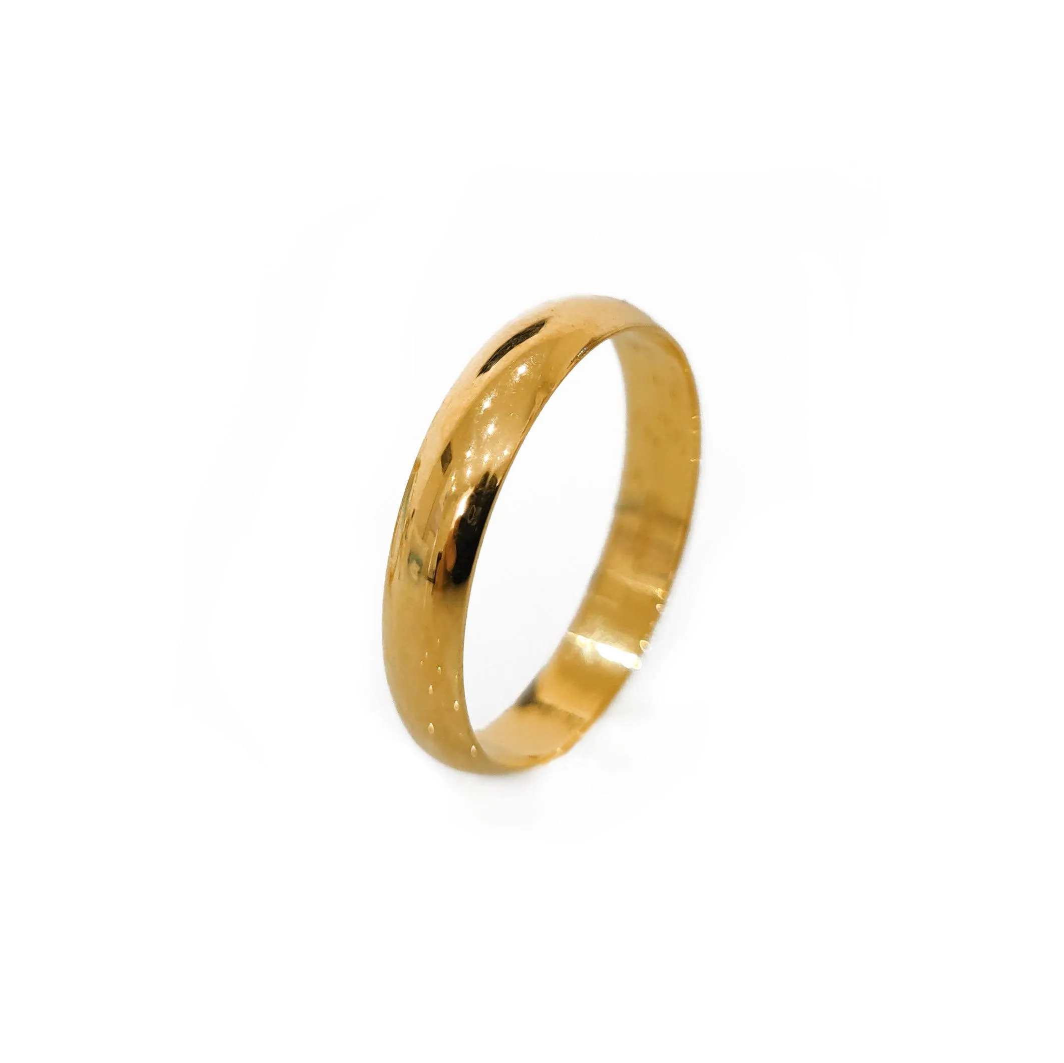 22ct Gold D-Shaped Wedding Bands 2-5mm WB-8174