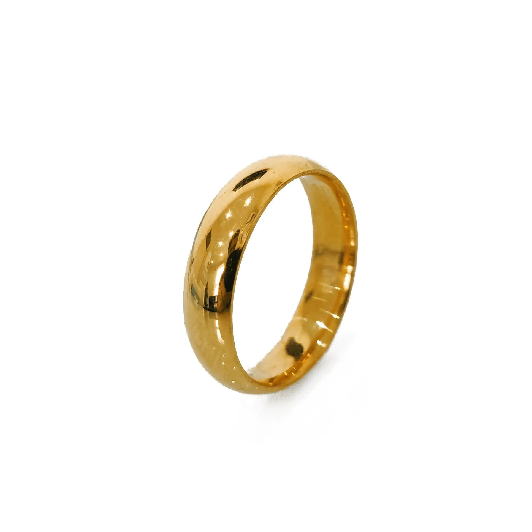 22ct Gold D-Shaped Wedding Bands 2-5mm WB-8174