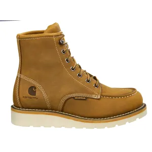 6-INCH WATERPROOF WEDGE STEEL TOE BOOT - DKBRN-Dark Bison Oil Tanned | Carhartt FW6225-W