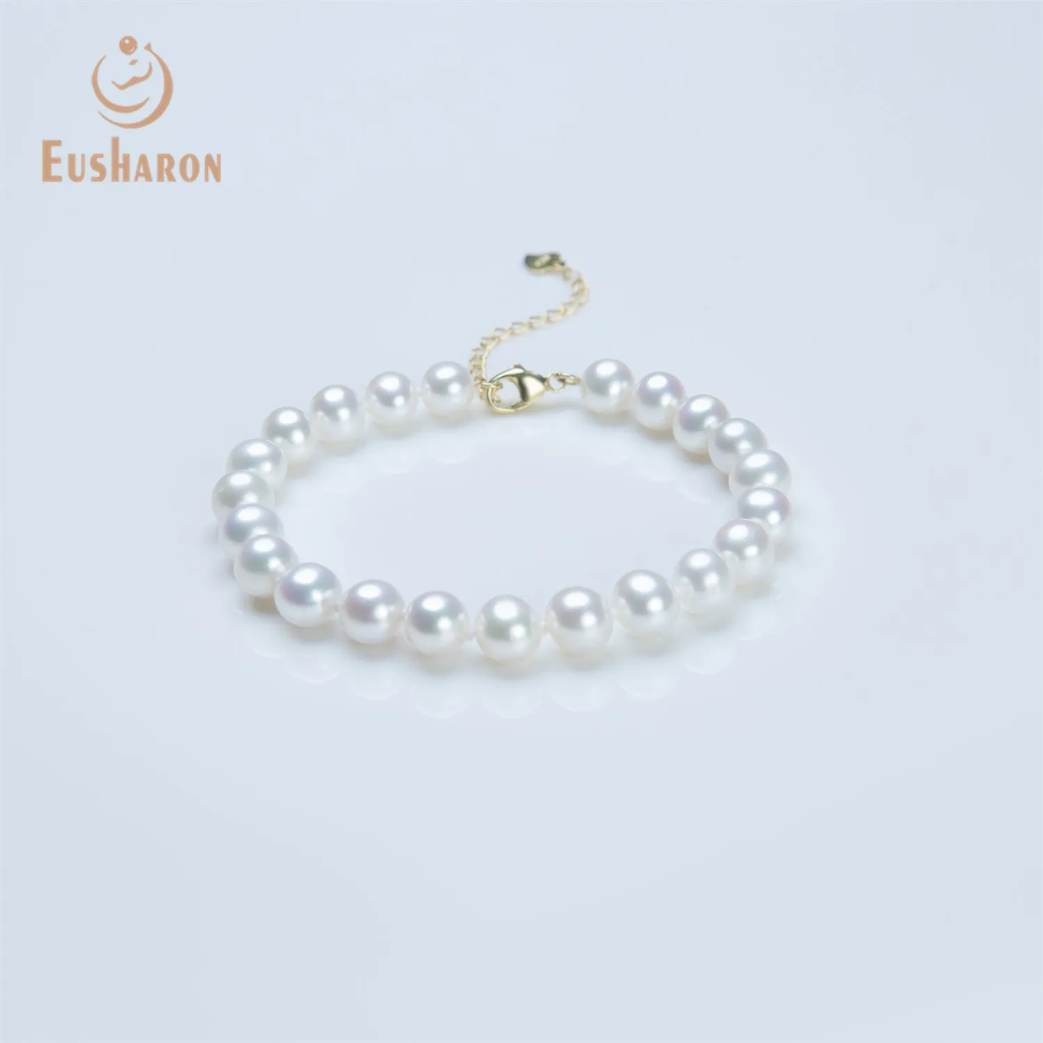 8-9mm White Freshwater Pearl Bracelet