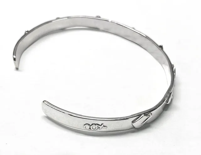 8 Petite Rowing Blades & Cox Cuff Bracelet by Rubini Jewelers