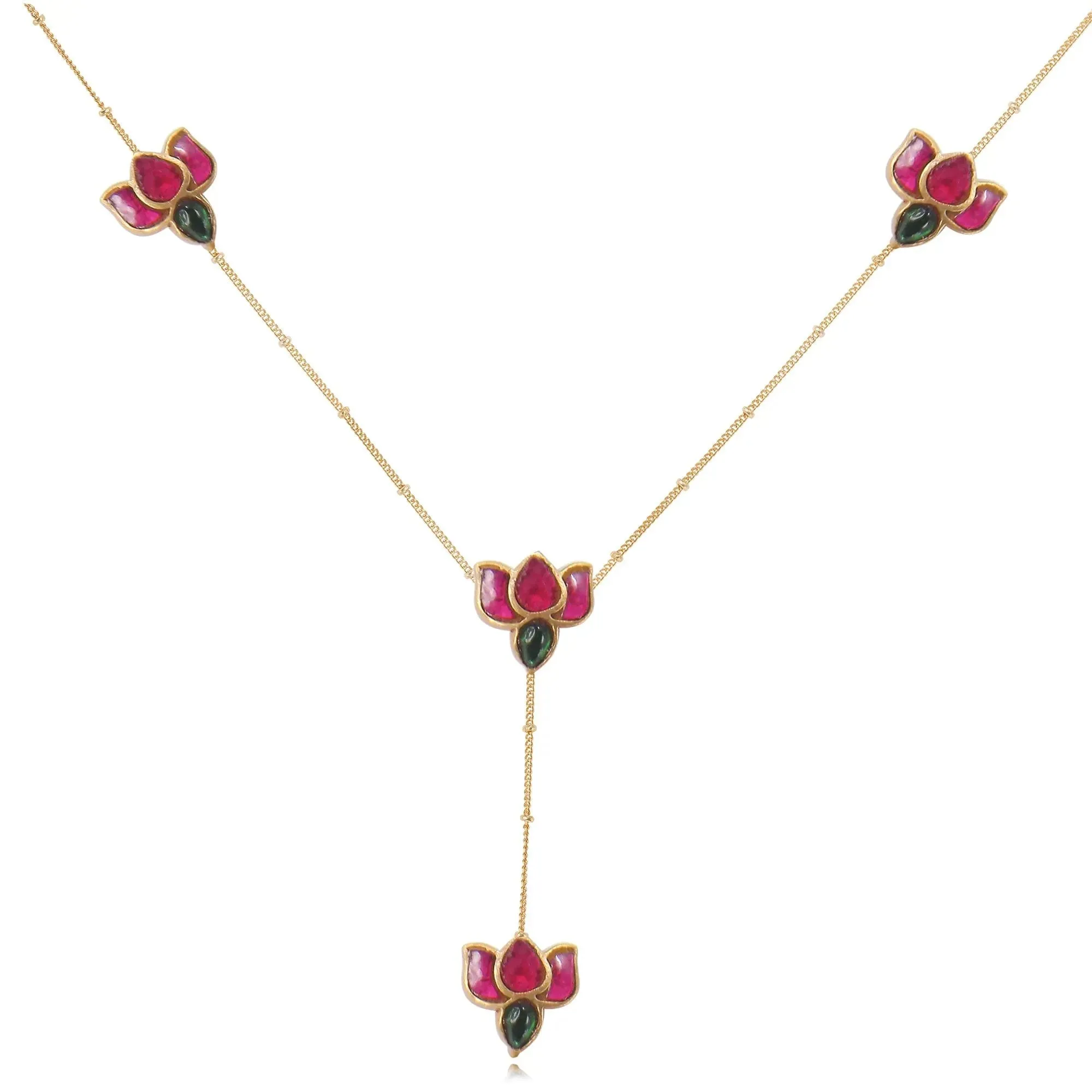 92.5 Silver Lotus Necklace