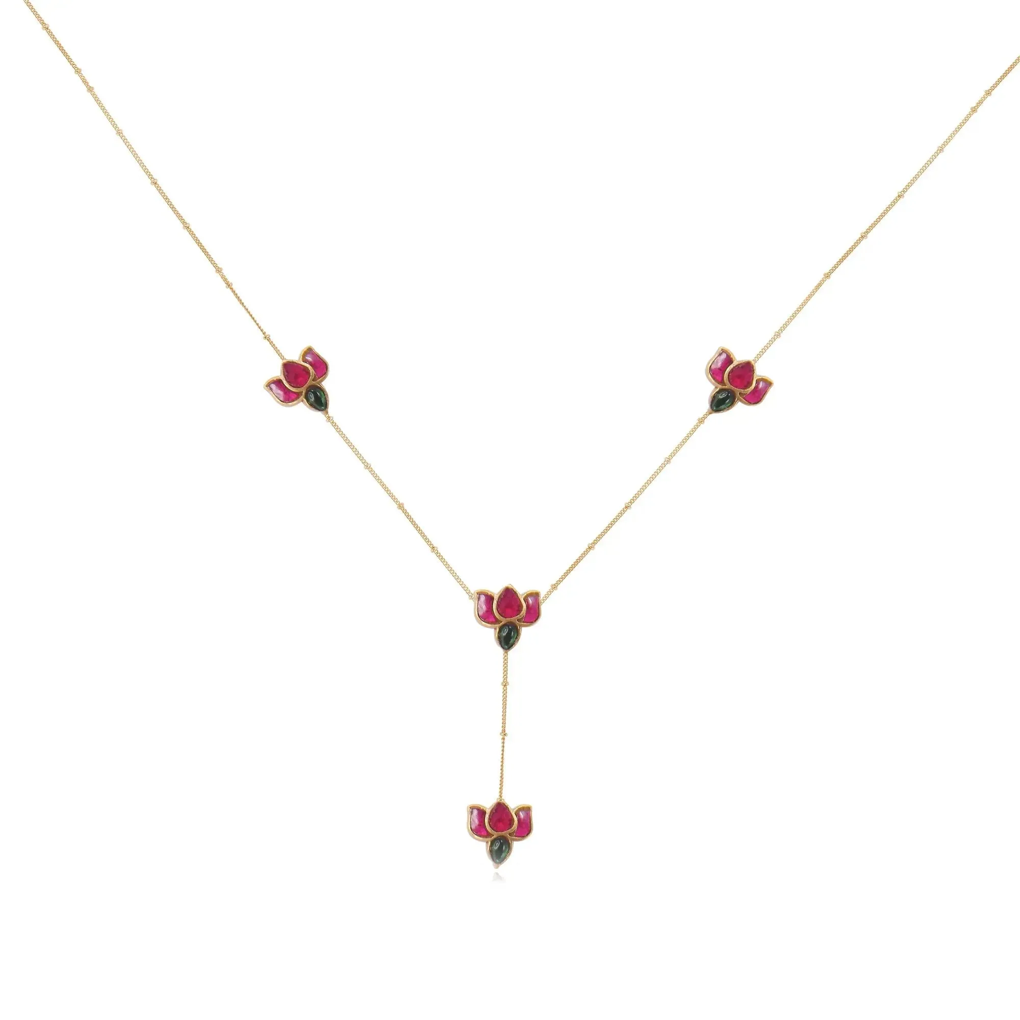 92.5 Silver Lotus Necklace