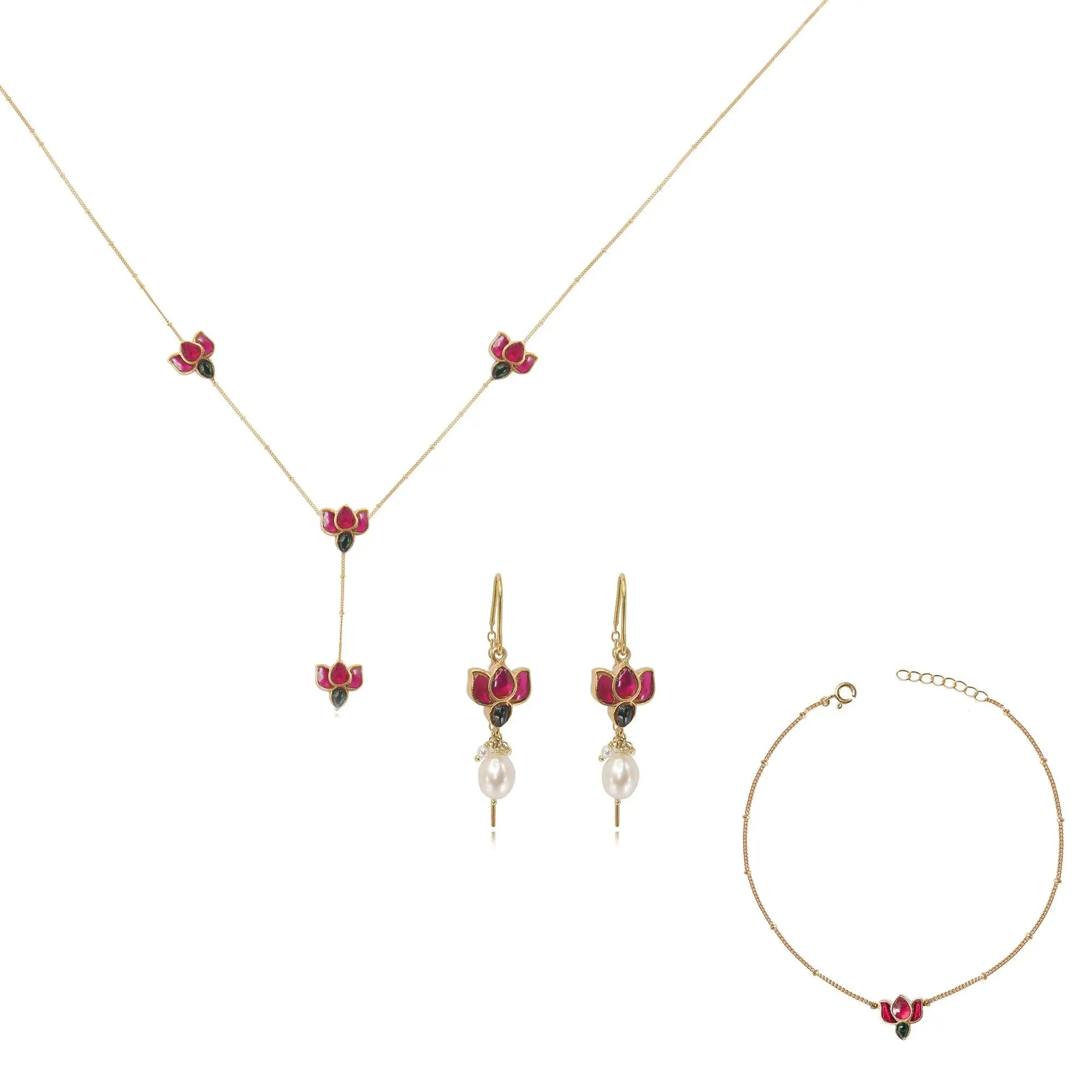 92.5 Silver Lotus Necklace