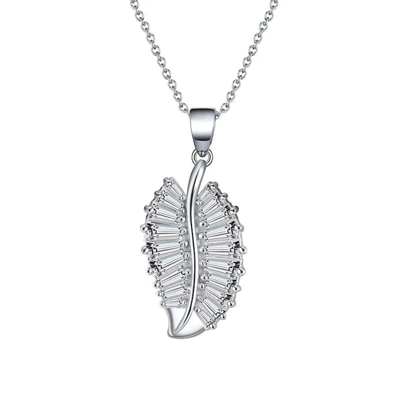 925 Sterling Silver Crystal Necklace