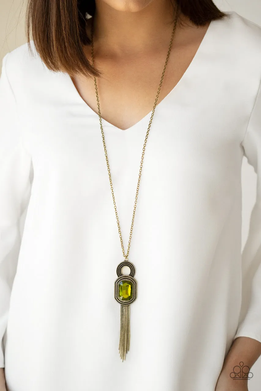 A Good TALISMAN Is Hard to Find Green Paparazzi Necklace