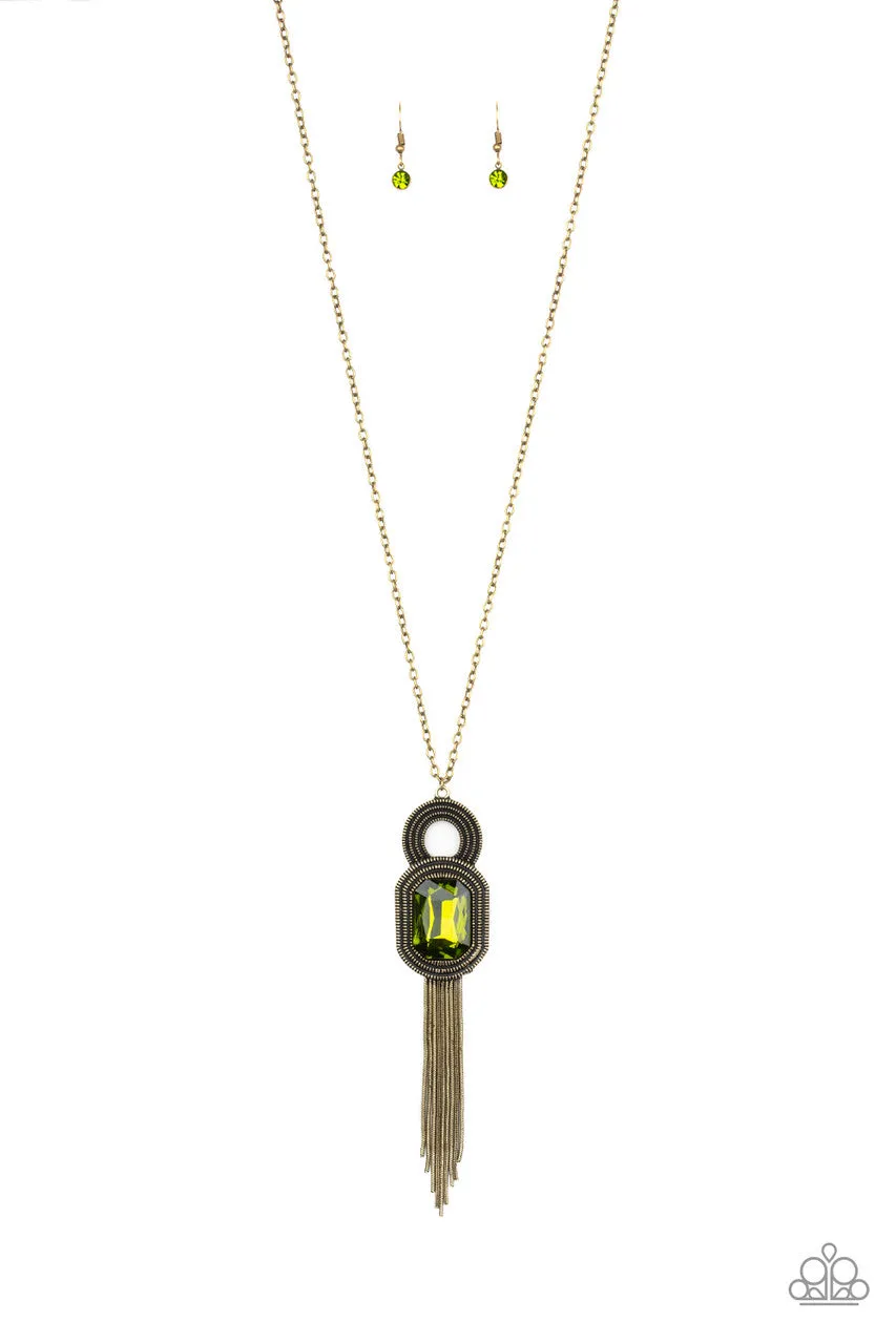 A Good TALISMAN Is Hard to Find Green Paparazzi Necklace