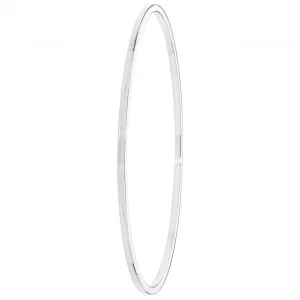 Acotis Silver Bangle Round Plain G4323