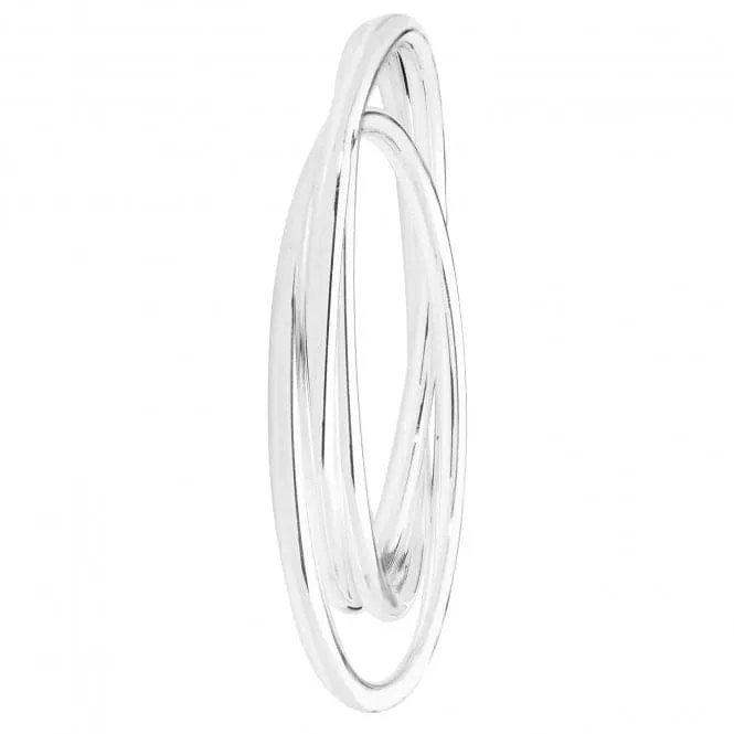 Acotis Silver Bangle Round Russian G4350