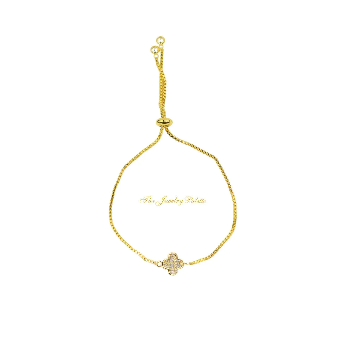 Alice clover adjustable bracelet