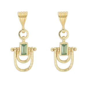 Allegra Apatite Gold Earrings