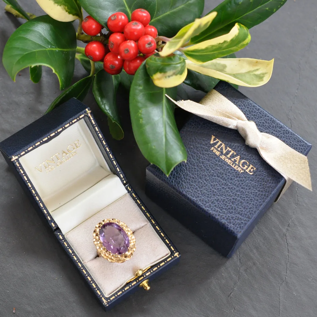 Amethyst Dress Ring