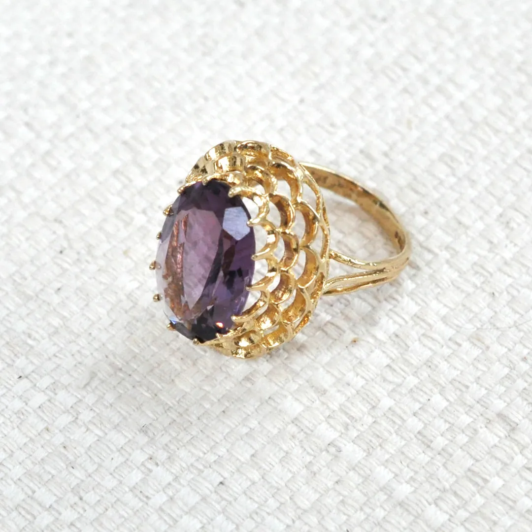 Amethyst Dress Ring
