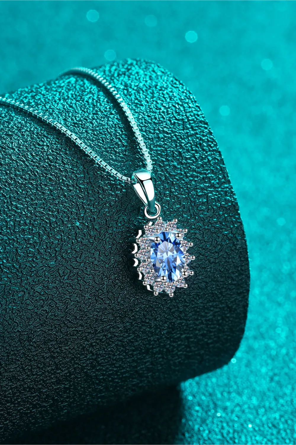 *APP EXCLUSIVE* 1 Carat Moissanite 925 Sterling Silver Necklace
