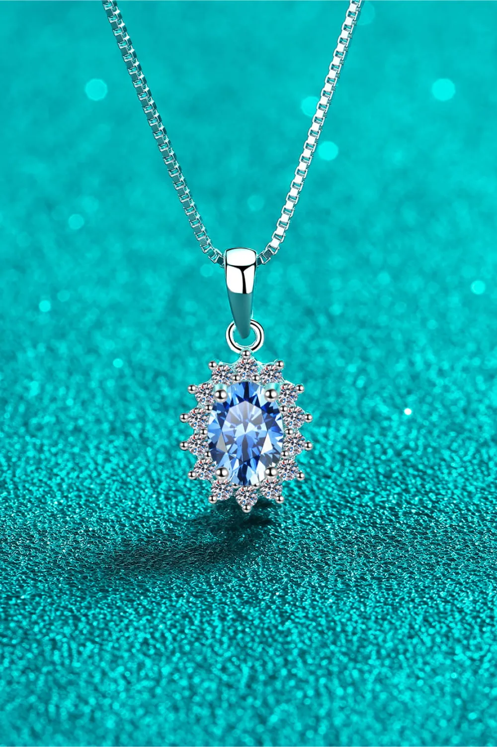 *APP EXCLUSIVE* 1 Carat Moissanite 925 Sterling Silver Necklace