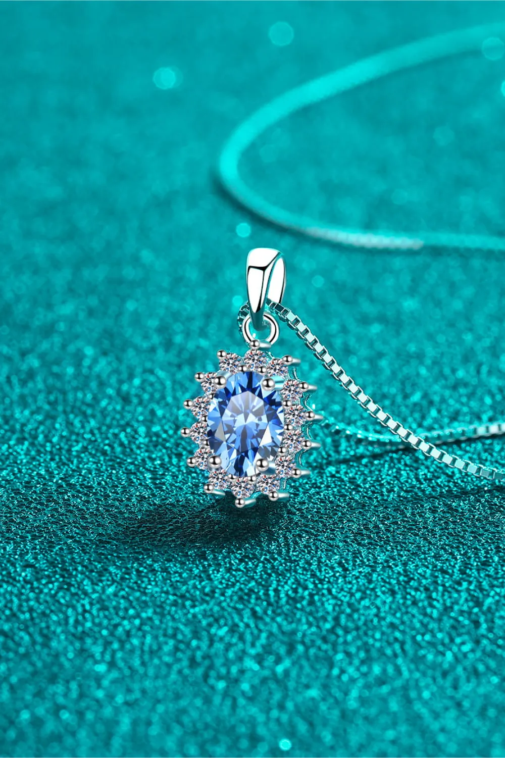*APP EXCLUSIVE* 1 Carat Moissanite 925 Sterling Silver Necklace