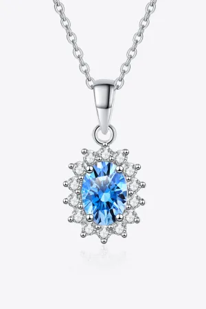 *APP EXCLUSIVE* 1 Carat Moissanite 925 Sterling Silver Necklace