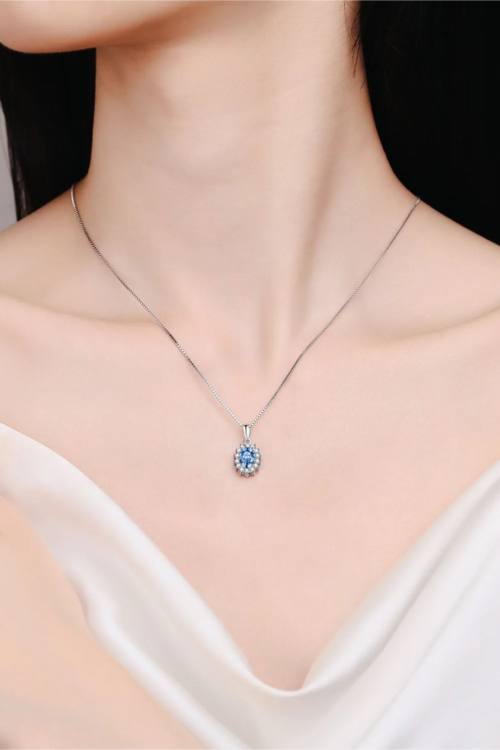*APP EXCLUSIVE* 1 Carat Moissanite 925 Sterling Silver Necklace