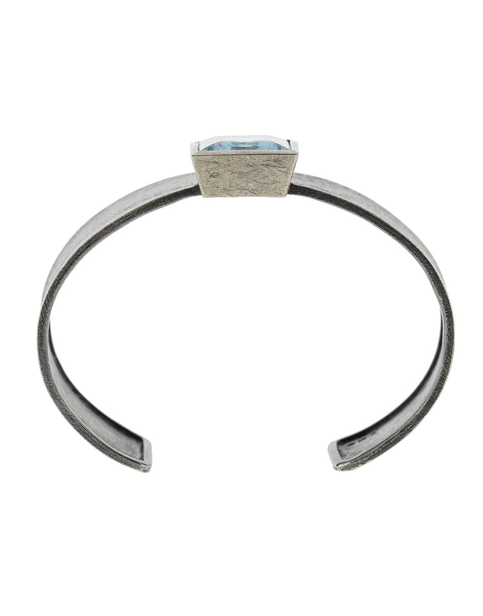 Aquamarine Cuff Bracelet