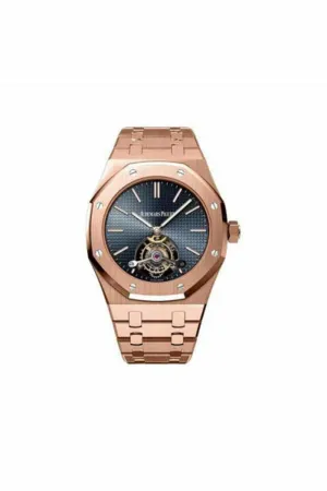 audemars piguet royal oak extra-thin tourbillon 18kt rose gold 41mm men's watch
