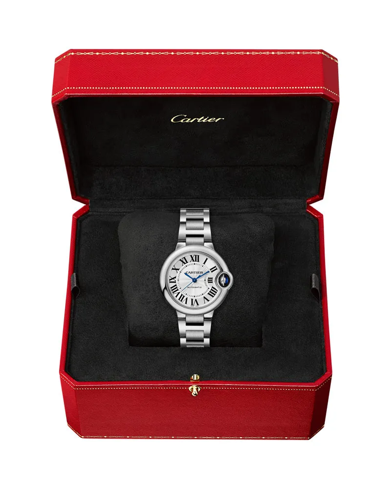 BALLON BLEU DE CARTIER, 33 MM, STEEL