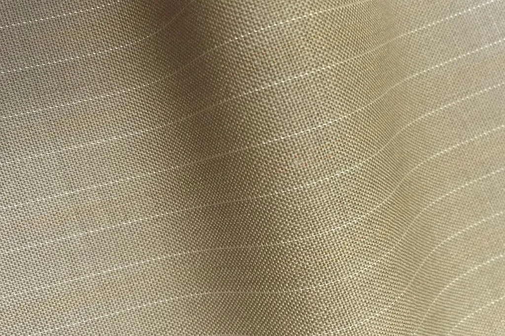 Beige Narrow Pin Stripe