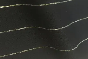 Black Wide Pin Stripe