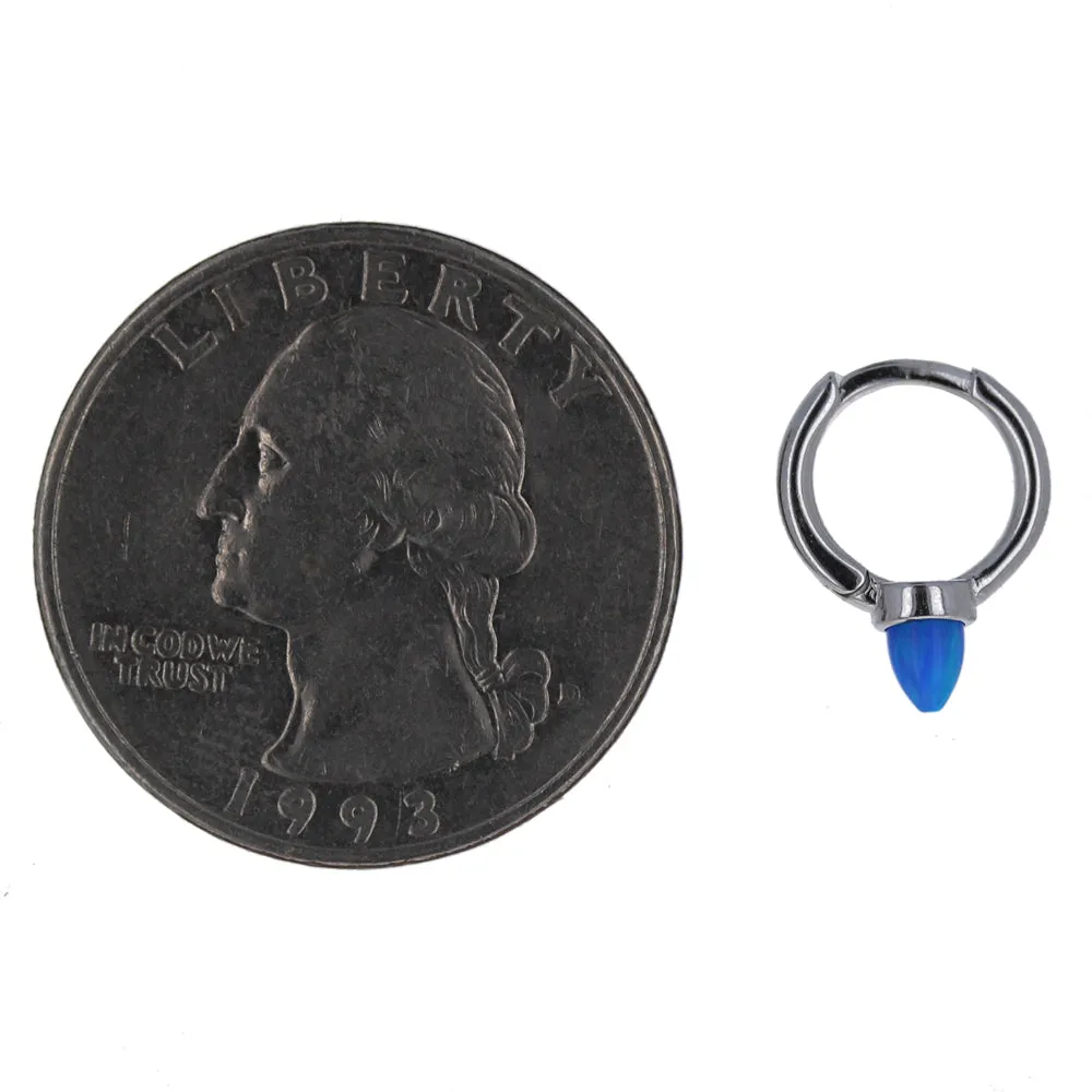 Blue Opal Micro Huggie