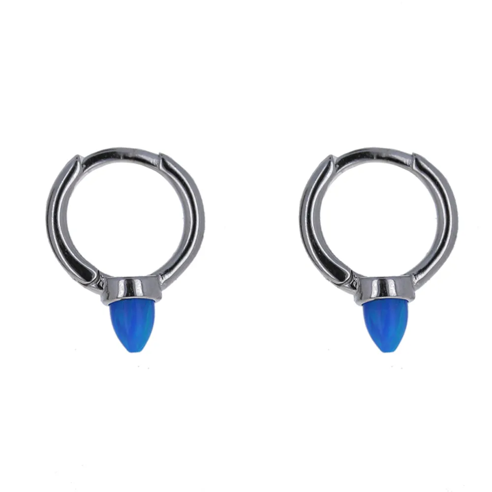 Blue Opal Micro Huggie