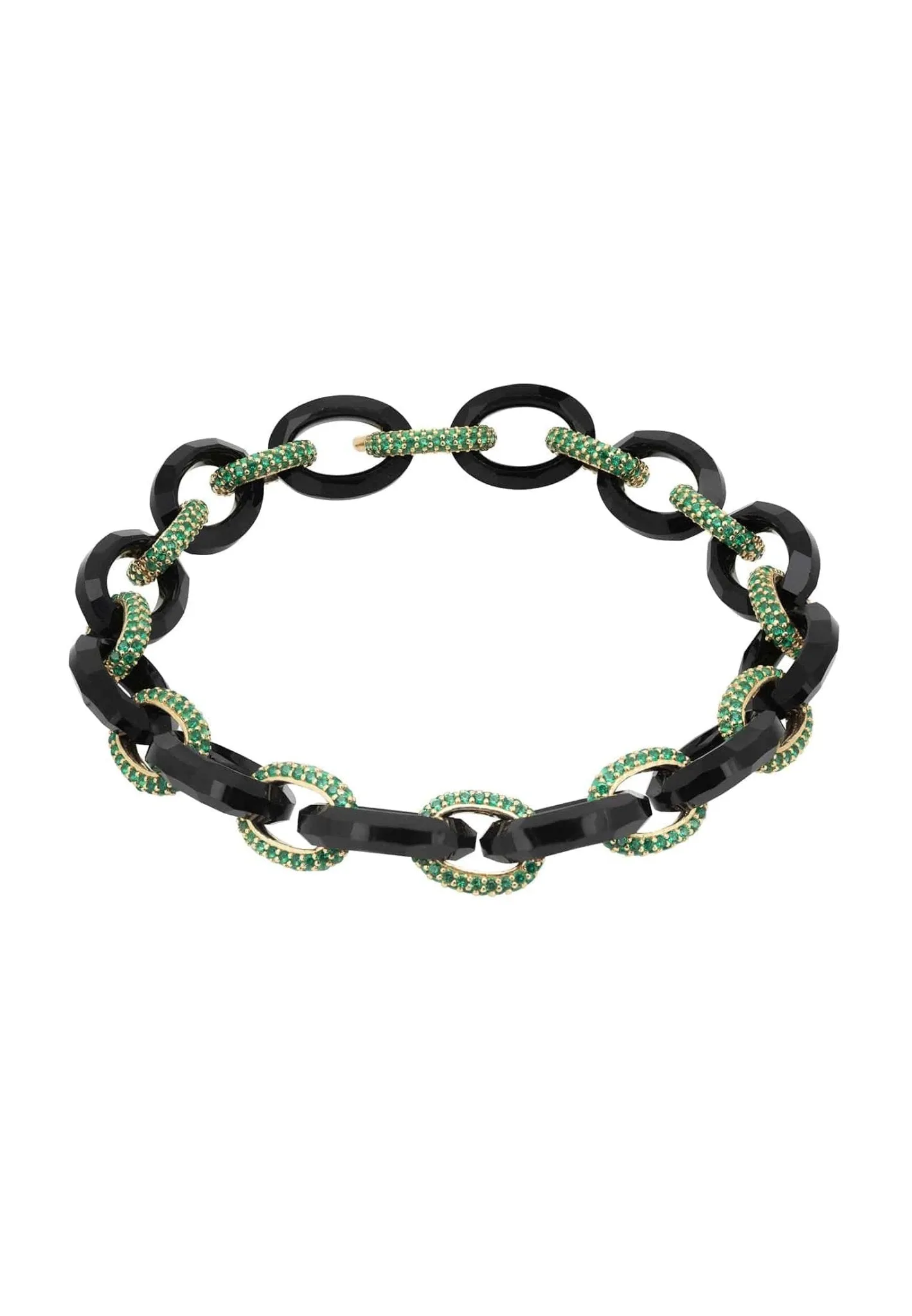 Boleyn Bracelet Green Black Gold