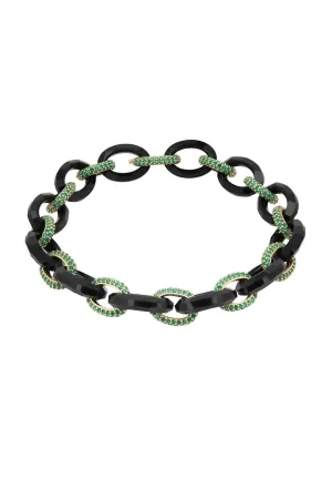 Boleyn Bracelet Green Black Gold