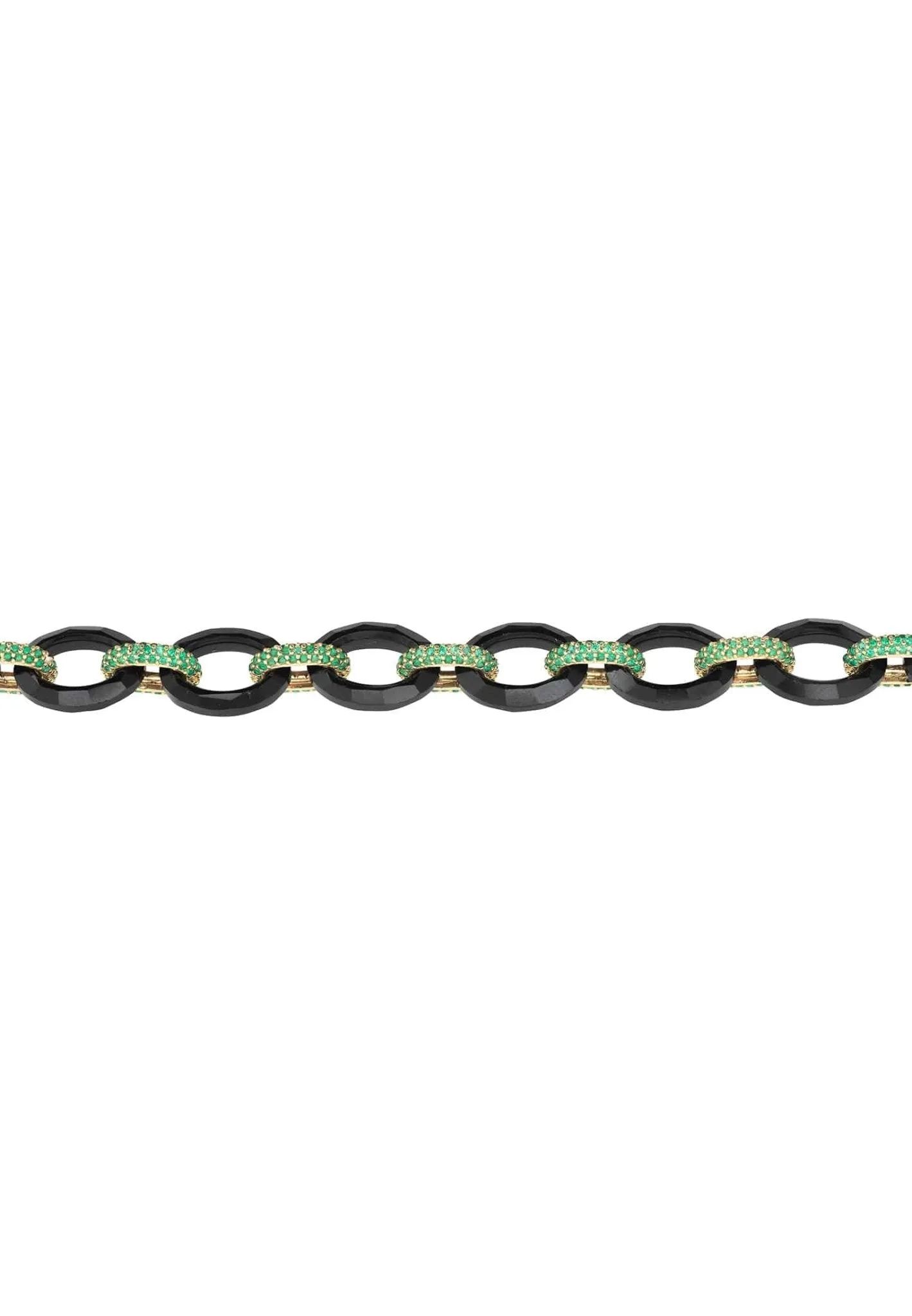 Boleyn Bracelet Green Black Gold