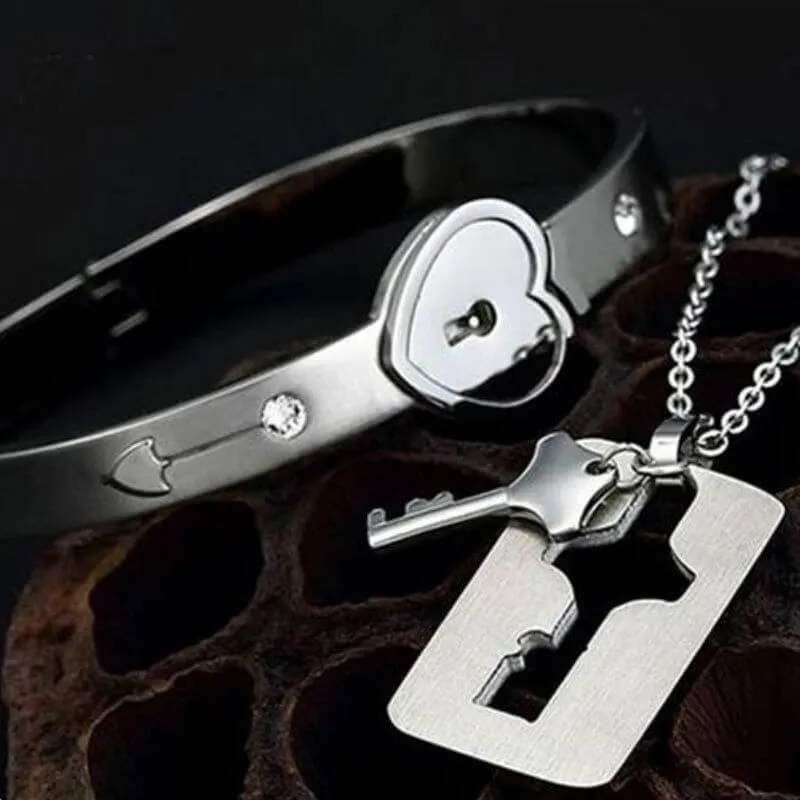 Bracelet Couple <br> Amour ternel (Acier)
