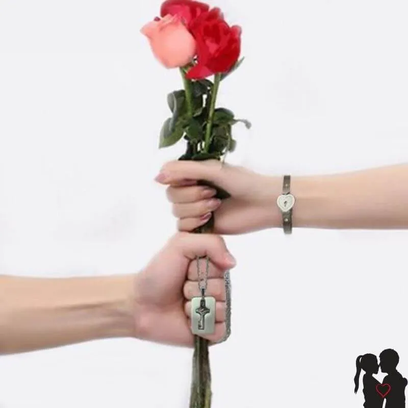 Bracelet Couple <br> Amour ternel (Acier)