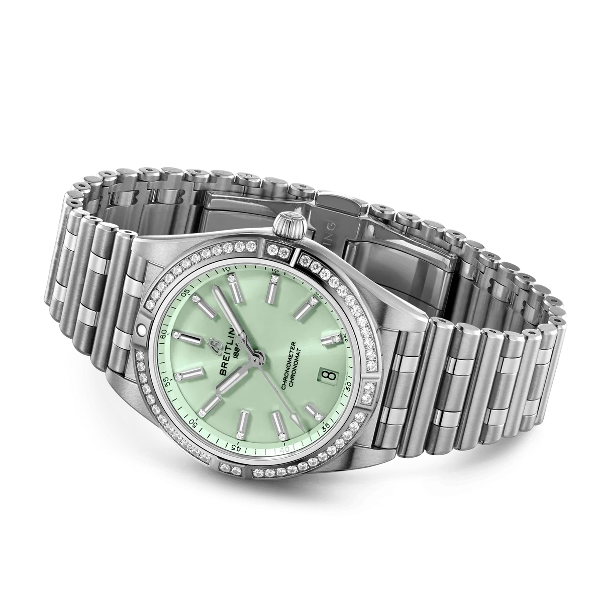 Breitling Chronomat Automatic 36 - Steel and Diamonds