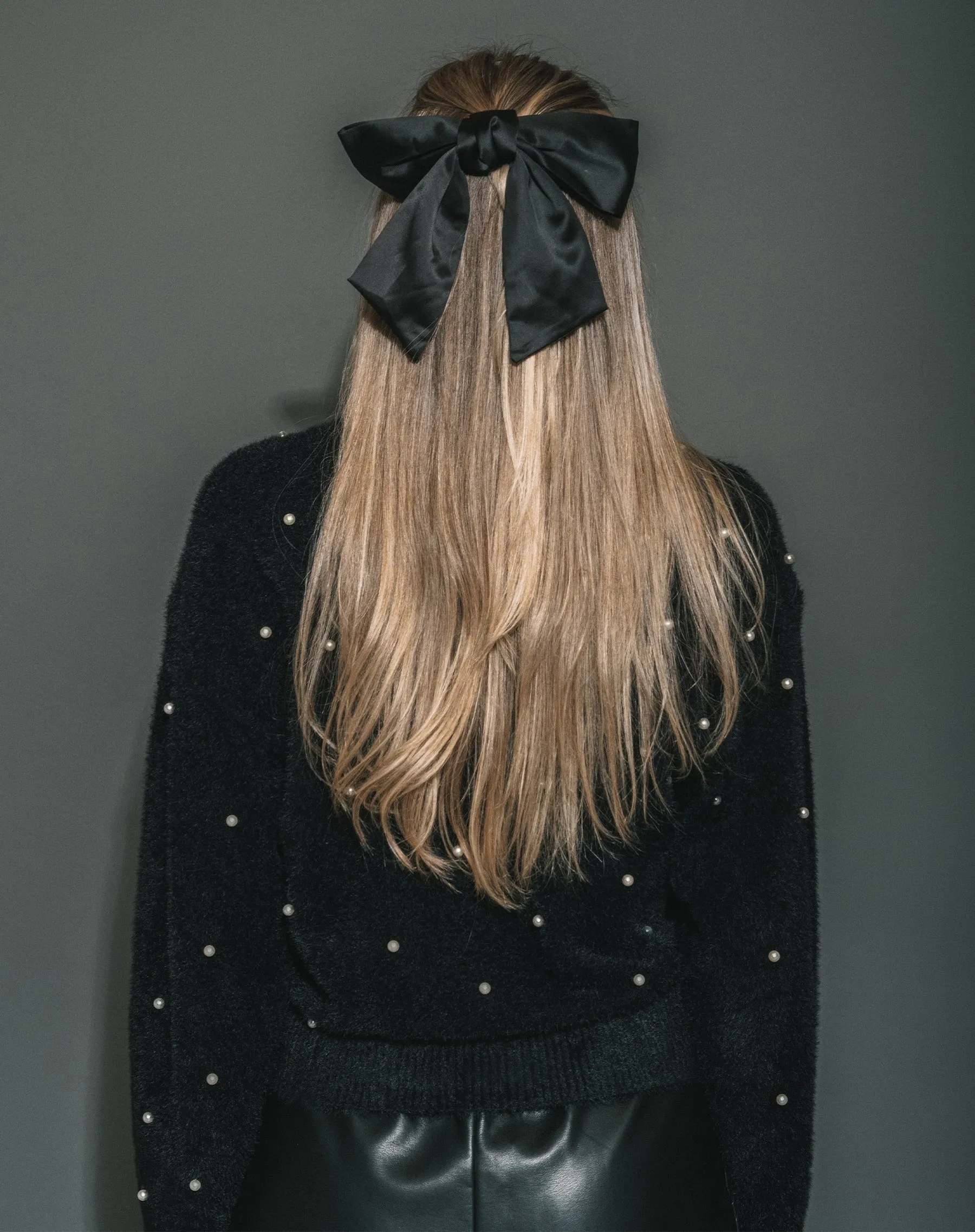BTL Satin Bow Hair Beret