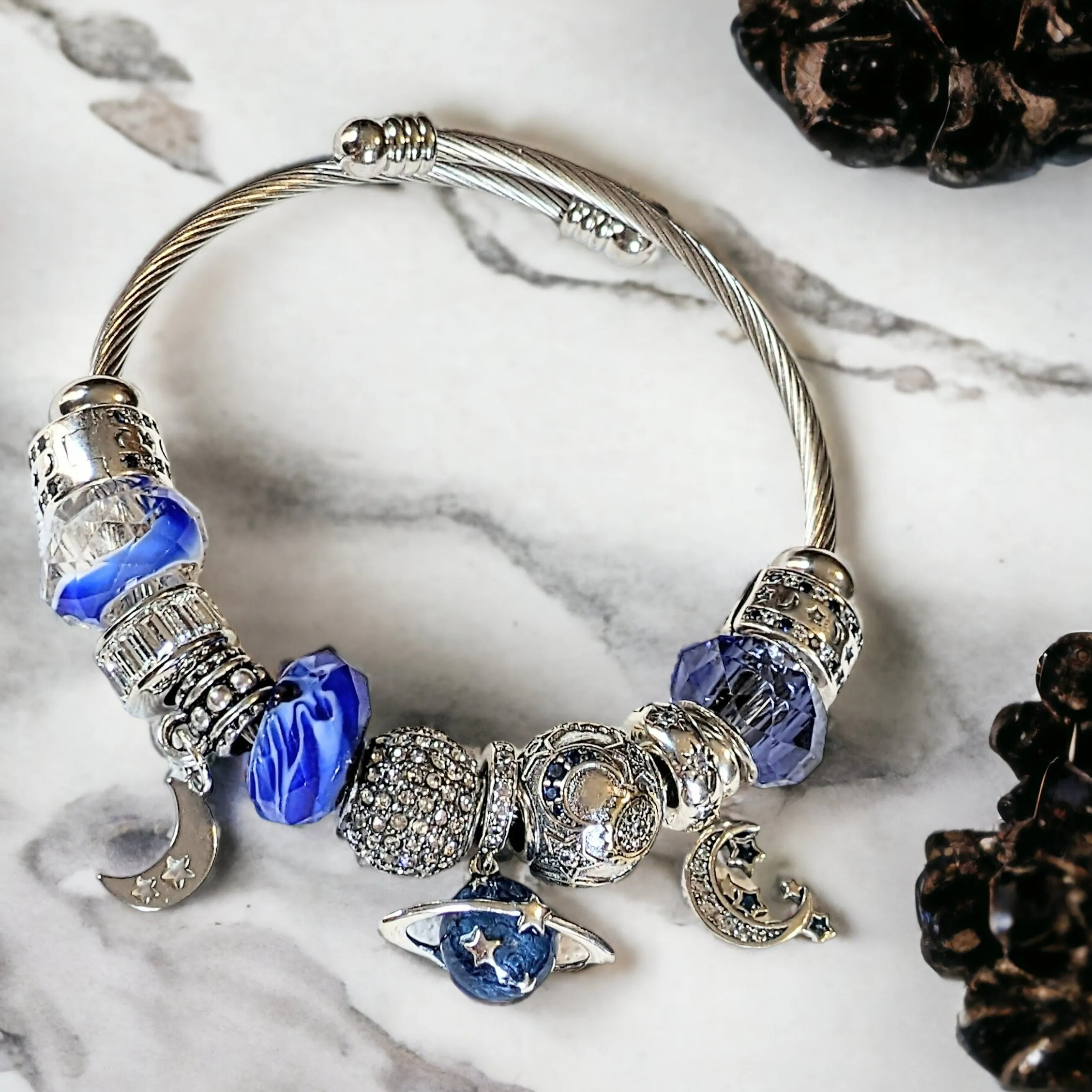 Celestial Euro Cuff Wrap Bracelet