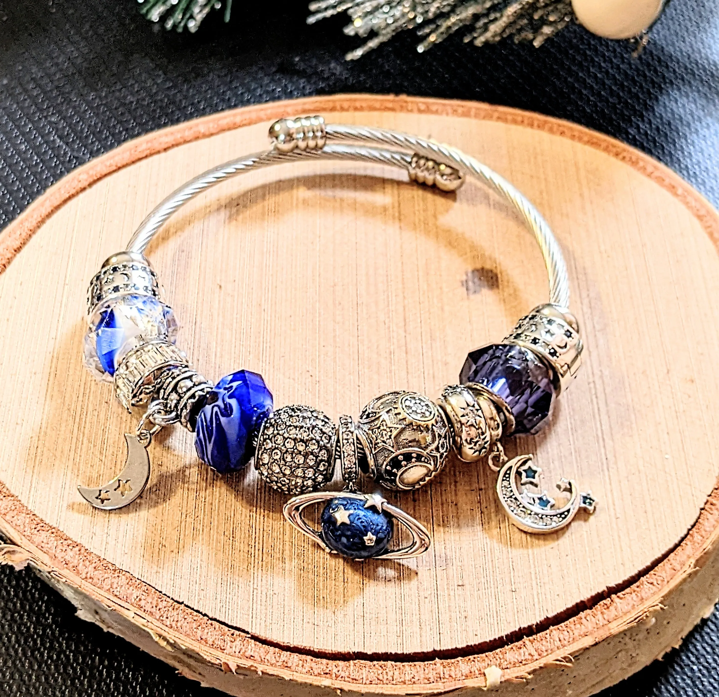 Celestial Euro Cuff Wrap Bracelet