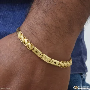 Cool Design Gold Plated Kohli Nawabi Bracelet for Men - Style D346