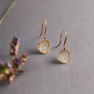 Diamond Disk Dangles