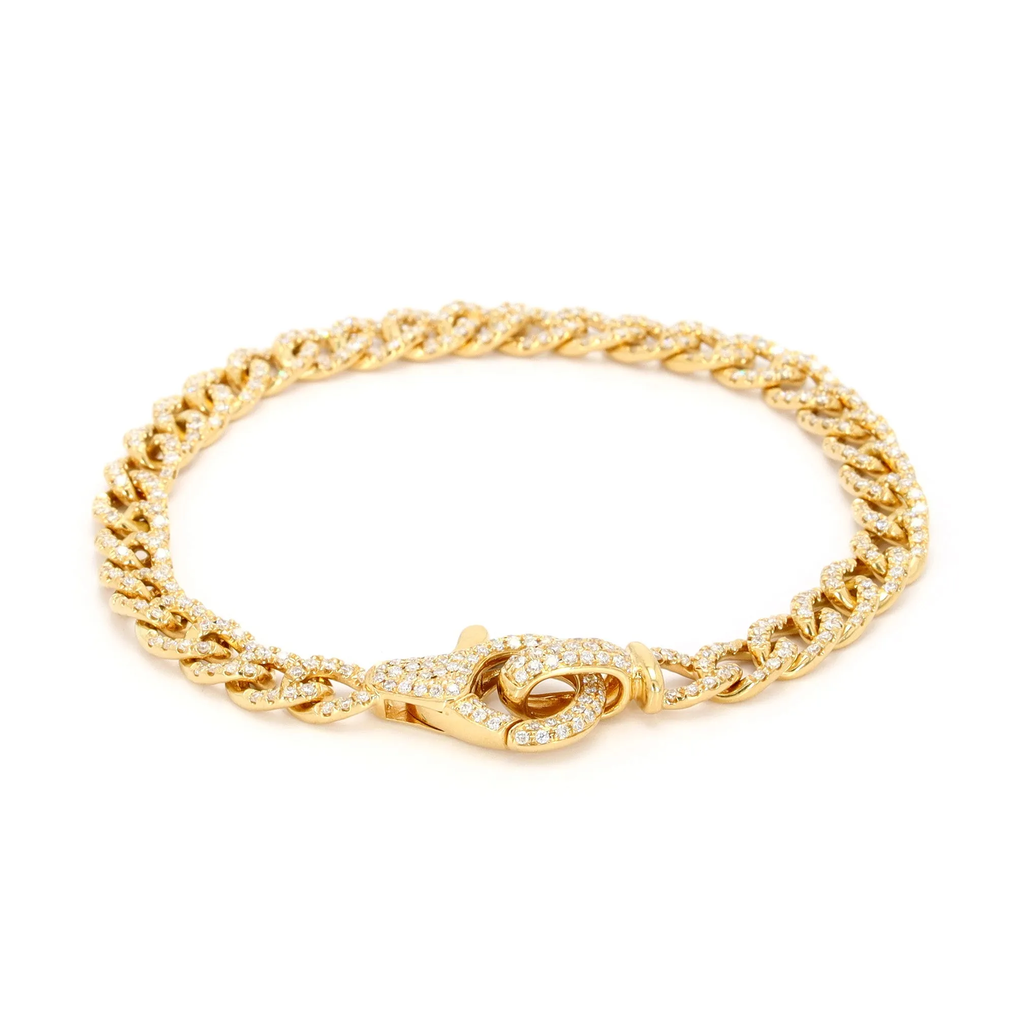 Diamond-Encrusted Bracelet
