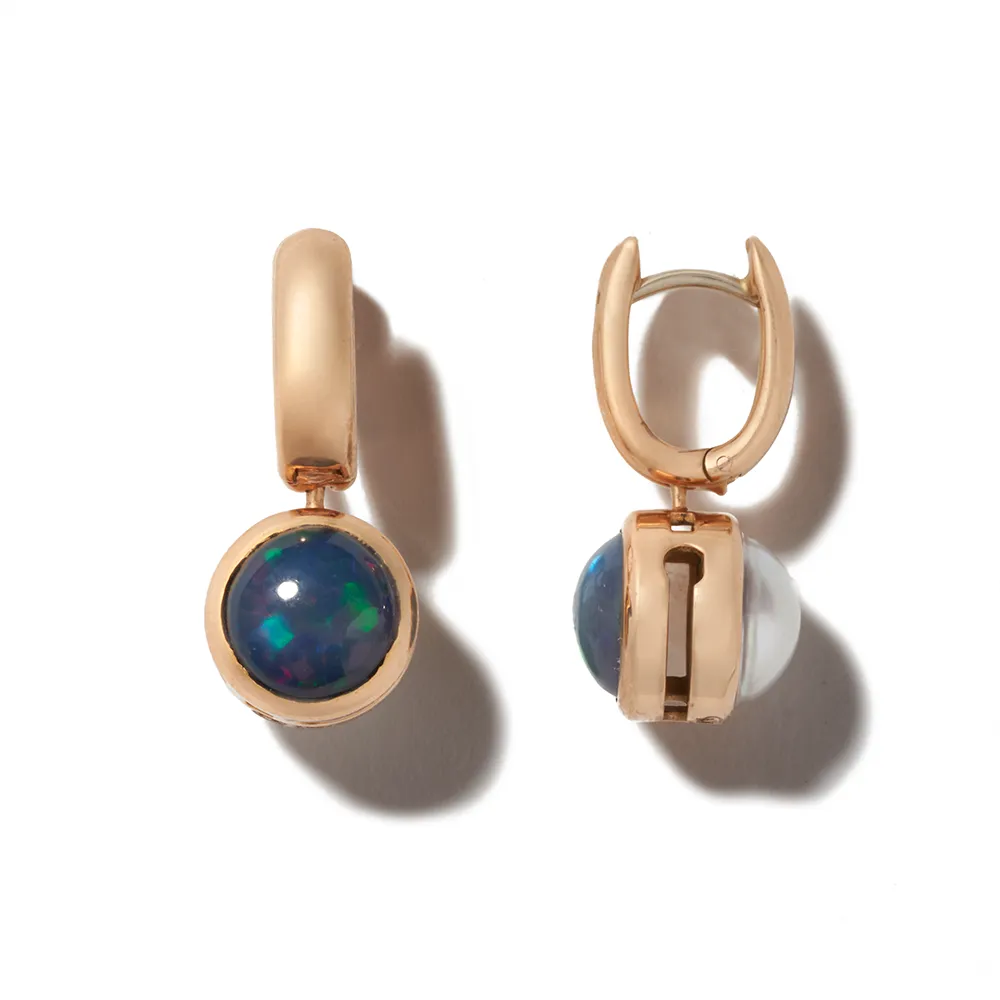 Drop Lozenge with Pearl and Opal
