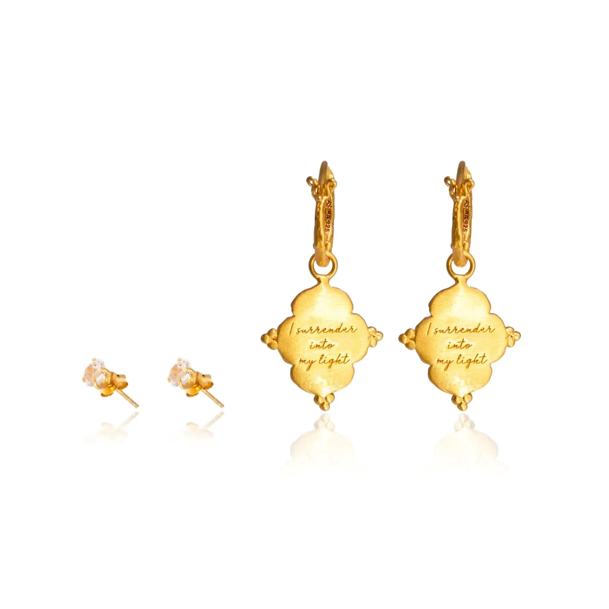 Earring Gift Set: Into The Light Hoop   Daydreamer Stud Earrings