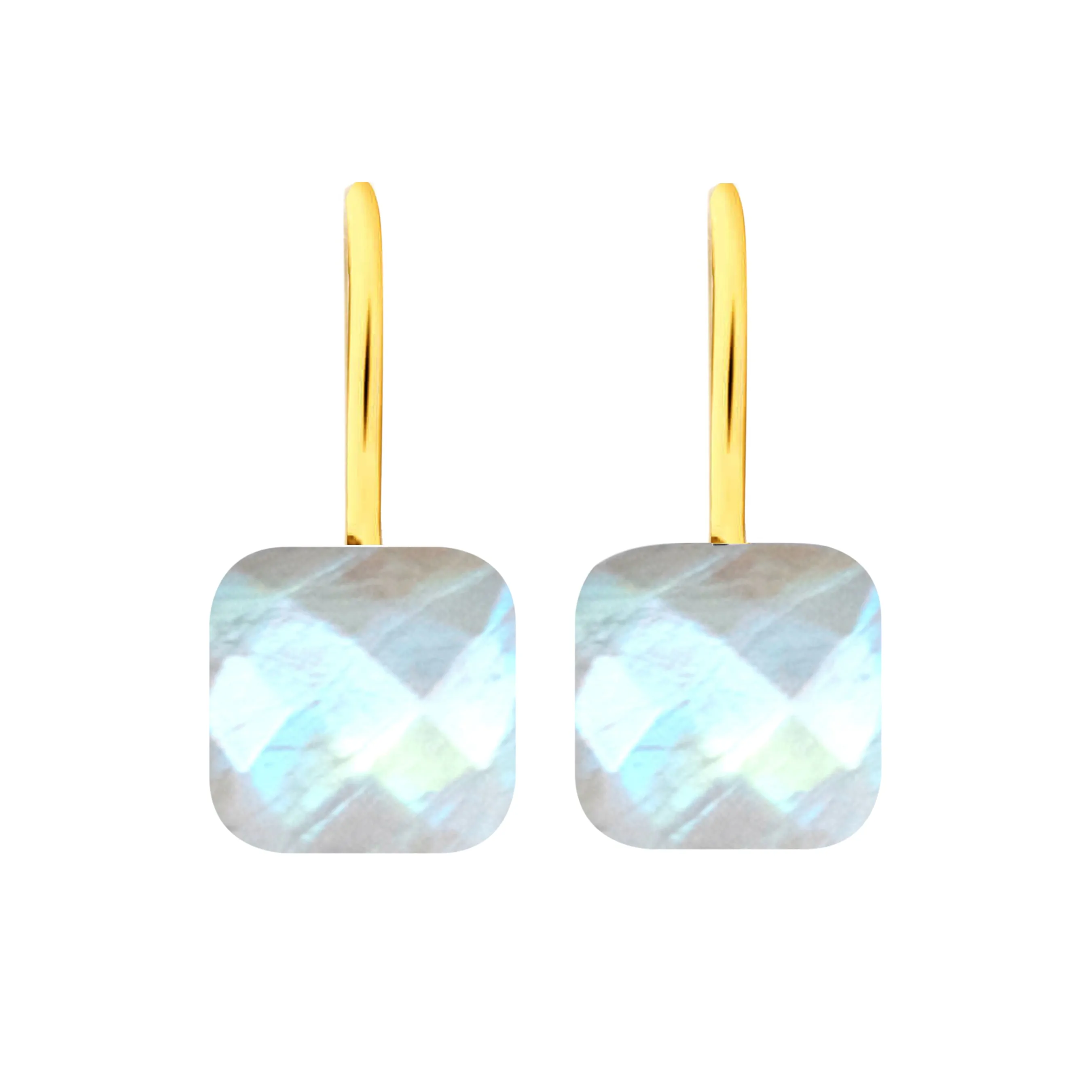 Earrings - Naked 2 in Moonstone