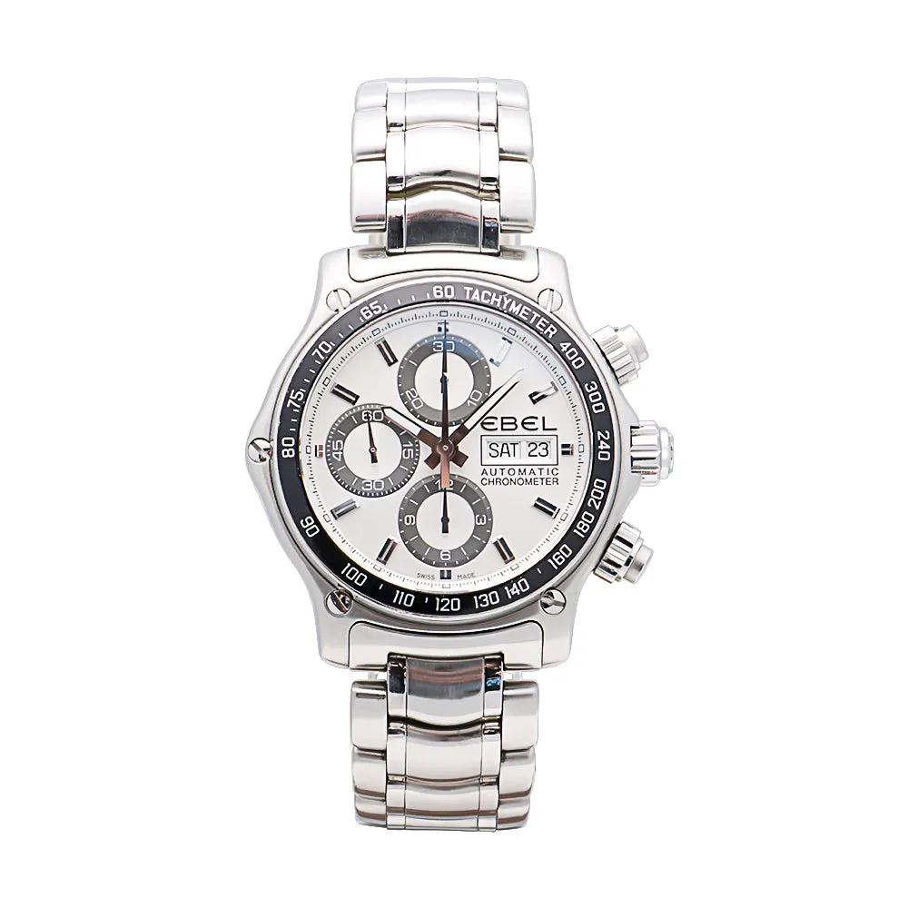Ebel 1911 Discovery Stainless Steel White Dial 43mm Automatic (Preowned)