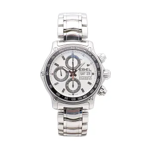 Ebel 1911 Discovery Stainless Steel White Dial 43mm Automatic (Preowned)