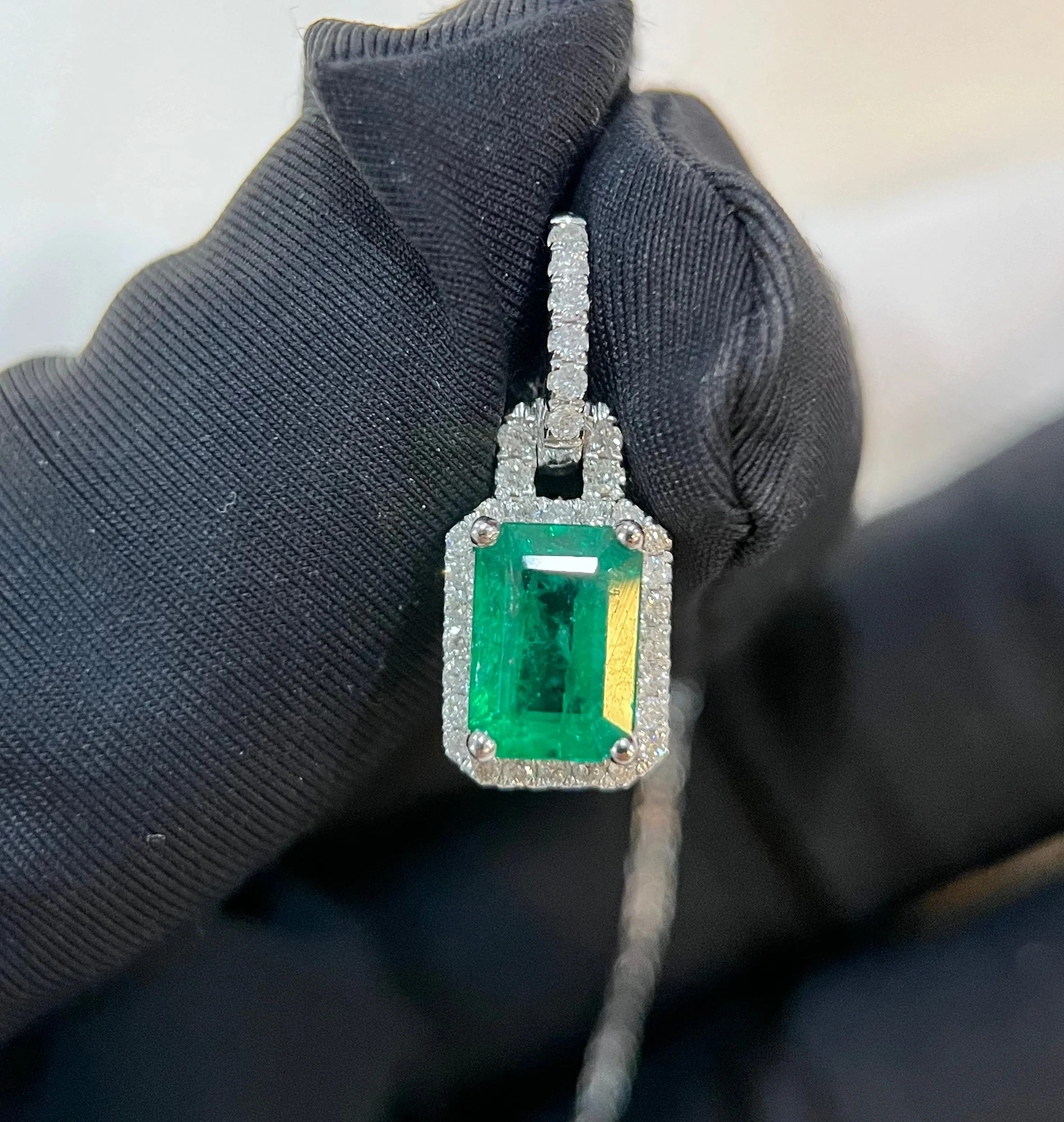 Emerald & Diamond Necklace